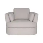 [James Lane] Lax Swivel Chair Boucle Pumice