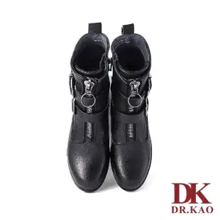 【DK 高博士】個性酷感女短靴 71-1141-90 黑色