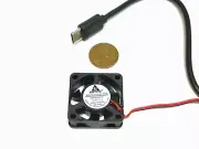 USB C plug 5v 3010 3cm Cooling Fan small micro 30mm Gdstime type c C19