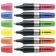 Stabilo Wallet 6 Luminator XT Highlighter Liquid Ink (Assorted Colours)