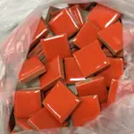 38橘色馬賽克 DIY拼貼 磁磚 手工藝 瓷磚 拍照小物