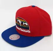 MENS MITCHELL & NESS NBA JUMBOTRON SNAPBACK HWC NUGGETS - RED-ROYAL