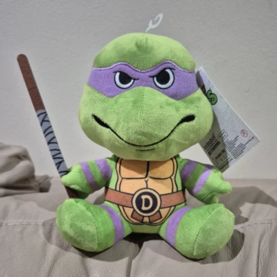 NECA Kidrobot Teenage Mutant Ninja Turtles Donatello 8" Plush New Phunny TMNT
