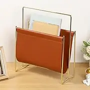 GOKENA Magazine Rack Magazine Basket Holder Magazine Standing Basket Document File Holder Organizer Magazine Rack Storage Book Basket Book Rack Suitable to Hold Magazines Dining Room and Office