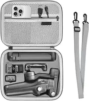 Osmo Mobile 7 Pro/Mobile 7 Case,PU Leather Portable Storage OM 7 Case Shoulder Bag for DJI OM 7 Pro/OM 7 Smartphone Gimbal Stabilizer Accessories