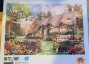1000 Piece Jigsaw Puzzle Morning Blossom Cottage Size Ages 14+ Beautiful scenery