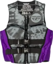 Fly Racing made with Neoprene Womens Floatation Vest (Large, Purple/Gray/Black)