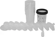 Car Paint Mixing Cups, Filtering Lids and Adapters, Includes 5 Plugs and Stirrer Tool with Retainer Ring, Automotive Accessories for Top Coat, Auto Painting, 5.91x3.54x3.54 Inches