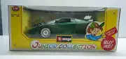 Bugatti 110 3B green 1:18 BBurago boxed car metal 2003 Junior Collection NIB