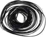 50PCS 40-135MM Universal Mix Cassette Tape Machine Belts, Common 3mm Flat Rubber Belt for Recorders Walkman CD DVD Drive