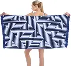 Lazy Dayz Sand Free Travel Beach Towel Blanket (150X70Cm)-Quick Fast Dry Supe...