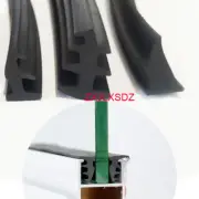 aluminum door window glass fixed 90 rubber seal strip weatherstrip gap filler