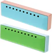 Kisangel 1Set Practical Harmonica with Storage Box Tones Key of Abs Resin Musical Instrument for Beginners and Enhances Lung Function and Breathing Skills