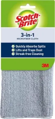 Scotch-Brite 3-in-1 Microfiber Kitchen Cloth