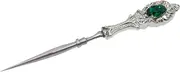 Stainless Steel Sewing Awl - European Handle Scratch Awl for Leather Punch, Retro Embroidery Awl Awl for Craft Punch, Needlework
