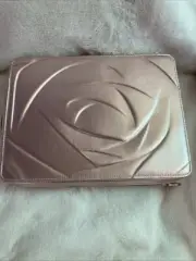 2024 Lancome Makeup Cosmetic Train Case Rose GOLD Metallic With 6 Products