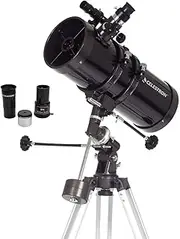 [Celestron] 21049 PowerSeeker 127EQ Reflector Telescope, Black