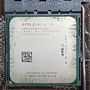 Athlon IIx4 630處理器+華擎960GC-GS FX主機板+8GB DDR3記憶體整套賣【附擋板與原廠風扇】