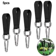 Nylon Tree Swing Straps Set 5pcs Heavy Duty Hanging Belts for Gym and Outdoor