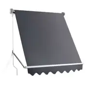 GGP Window Fixed Pivot Arm Awning Outdoor Blinds Retractable Canopy1.8X2.1M