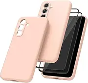 Meliya Case for Samsung Galaxy S20 FE 5G (Only), Stylish Liquid Silicone Slim Full-Body Protective Cover with Screen Protector Compatible with Samsung Galaxy S20 FE 5G Phone Case