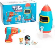 Educational Insights Design & Drill Bolt Buddies Rocket │Fine Motor Skills & STEM Toy │Perfect Drill Toy for 3+