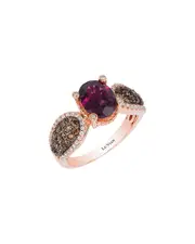 Le Vian 14K Rose Gold 2.39 ct. tw. Diamond & Rholdolite Ring