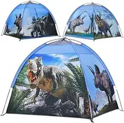 Dinosaur Kids Play Tent, Dinosaur World Play Tent Imaginative Pop Up Playhouse Kids Tent for Boys Indoor and Outdoor Fun
