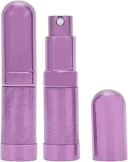 CAPASTEC Perfume Atomiser, Refillable, Pack of 2, 6 ml, Mini Perfume Atomiser, Pocket Atomiser, Mini Portable Spray Bottle for Handbag, Travel, Holidays, Air Travel, Purple