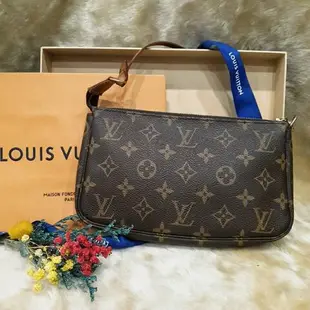 [二手] Louis Vuitton LV 老花字紋 腋下包/手提包/肩背包/化粧包/麻將包