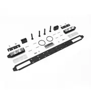 Metal Rear Bumper & Pedal Kit For RC4WD 1/10Gelande II Cruiser/FJ40 RC Model Car