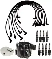ACDelco Ignition Kit Distributor Rotor Cap Wire Spark Plugs For C20 K30 K2500 V8