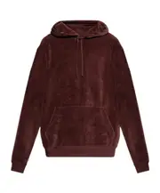 Allsaints Relaxed Fit Hoodie Sweater wine red