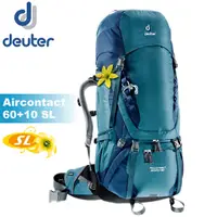 在飛比找Yahoo奇摩購物中心優惠-【Deuter 德國 女款 Aircontact 60+10