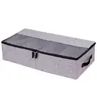 Shoes Holder Multi-grids Dust-proof under Bed Storage Case Sturdy