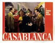 Casablanca Lobby Card Paul Henreid Ingrid Bergman Claude Rains- 1942 Movie Photo