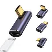 90 Right Angle Type C USB C to USB C Fast Charging Adapter iPhone 15 16 Pro Max
