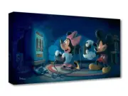 Mickey Mouse Minnie Gaming Disney Fine Art Rob Kaz Lt Ed TOC Print Game Night