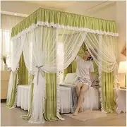 Bed Canopy Bedroom Mosquito Net,Mesh & Shading Fabric Bed Canopy,Princess Bedroom Decorative Bed Curtain (Color : Style 4,Size : 2x2.2x2m)