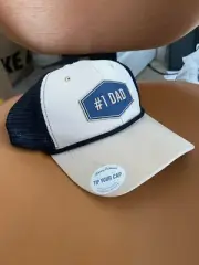 Tommy Bahama Beige Black #1 Dad Tip Your Cap Margarita Trucker Snapback Hat