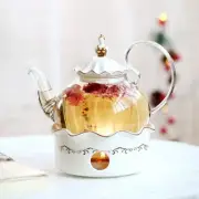 600ML Ceramic Teapot With Strainer Vintage Porcelain British Tea Pot And Cup Set