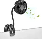 Clip on Fan Usb Fan mini Fan Battery Operated Desk Fan with Emergency Power