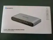Minisopuru 13 In 1 Triple Display Docking Station with 4K DisplayPort & HDMI