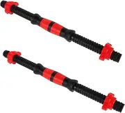 HONMEET Exercise Dumbbells Barbell Set 40cm Bars Handles Spinlock Collar Nuts for Lifting Strength Training