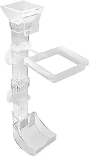 Fish Food Feeder - Aquarium Fish Shrimp Feeder Set | Anti-Scattering Tube for Food Feeding Supplies Betta Pond Vacation Home