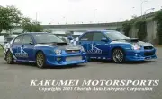 KAKUMEI 4" FIBERGLASS FRP HOOD SCOOP UPGRADE FOR 2002 2003 02 03 IMPREZA WRX STI
