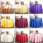 160/180/200CM Thick Luxury Jacquard Table Cloth Tablecloth For Hotel Party Event