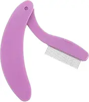 DECOMELODY Sturdy Stainless Steel Eyebrow Separator Comb Folding Lash Brush Tool for Men Women Multifunctional Beauty Tool for Eyelash Brow Grooming