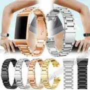 For Fitbit Charge 4 / 3 SE Stainless Steel Watch Band Metal Strap Link Bracelet