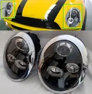 R50 MINI Cooper S JCW LED Angel Eye Projector Headlights 2001 - 2006 RHD